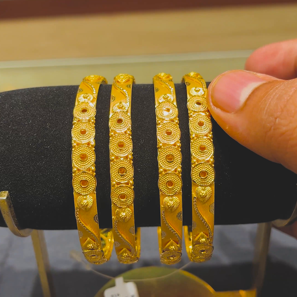 CMR 48.322gms BANGLES 22K Yellow Gold