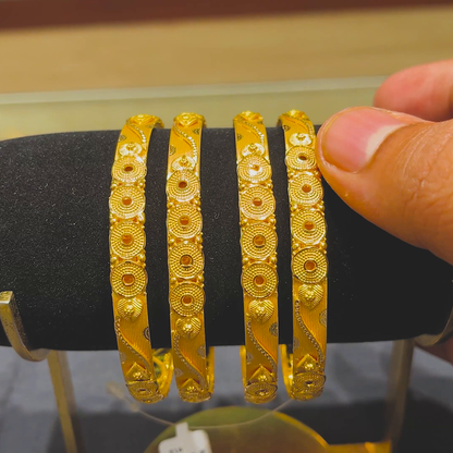 CMR 48.322gms BANGLES 22K Yellow Gold