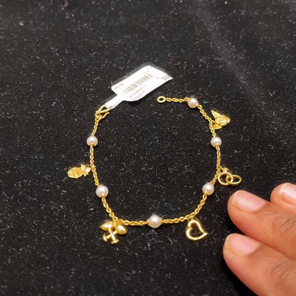 Anu Jewellers 4.764gms Bracelets 22K Yellow Gold