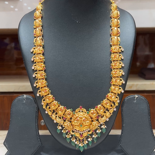 MUKUNDA JEWELLERS 52.09gms HARAMS 22K Antique