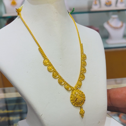 Anu Jewellers 9.161gms NECKLACE 22K Yellow Gold