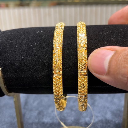 Kriya Jewellers 20.38gms BANGLES 22K Yellow Gold