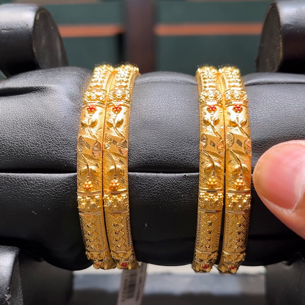 CMR 42.221gms BANGLES 22K Yellow Gold