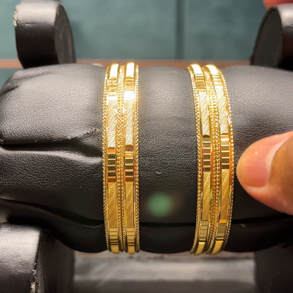 CMR 42.665gms BANGLES 22K Yellow Gold