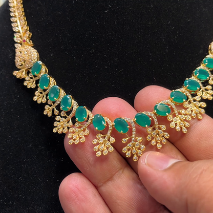 SOUTH INDIA 26.104gms NECKLACE 22K Yellow Gold