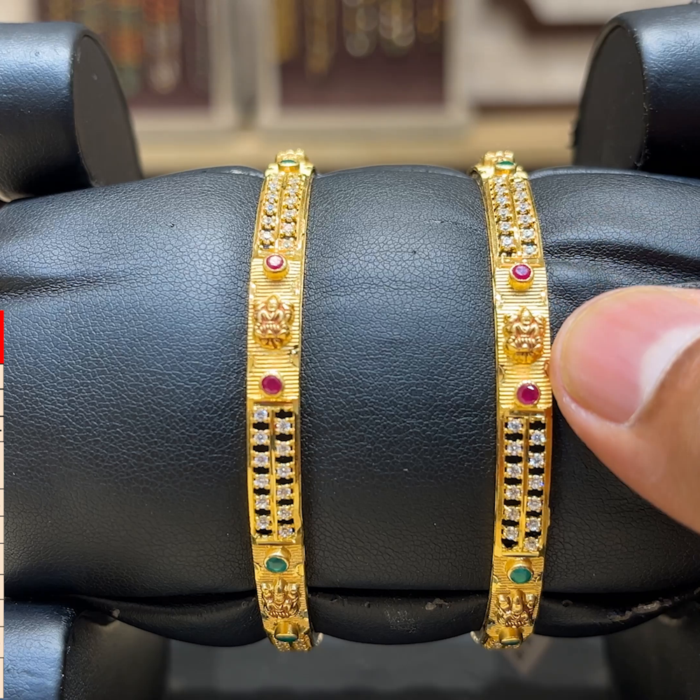 Chennai Shopping Mall 22.25gms BANGLES 22K Yellow Gold