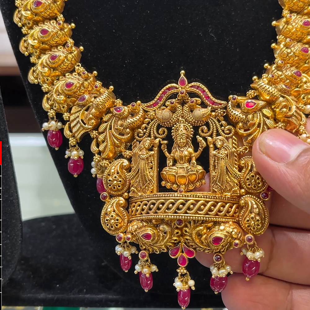 SOUTH INDIA 76.992gms HARAMS 22K Yellow Gold