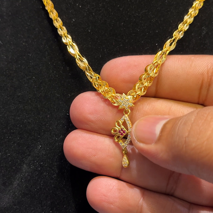 CMR 11.448gms CHAINS 22K Yellow Gold