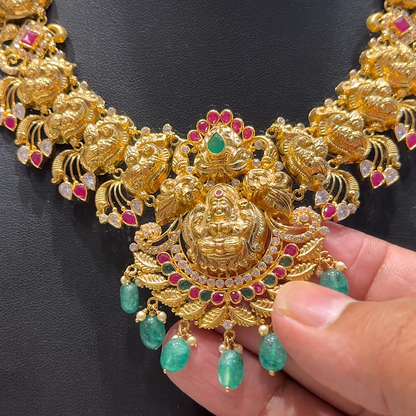 Chennai Shopping Mall 32.57gms NECKLACE 22K Antique