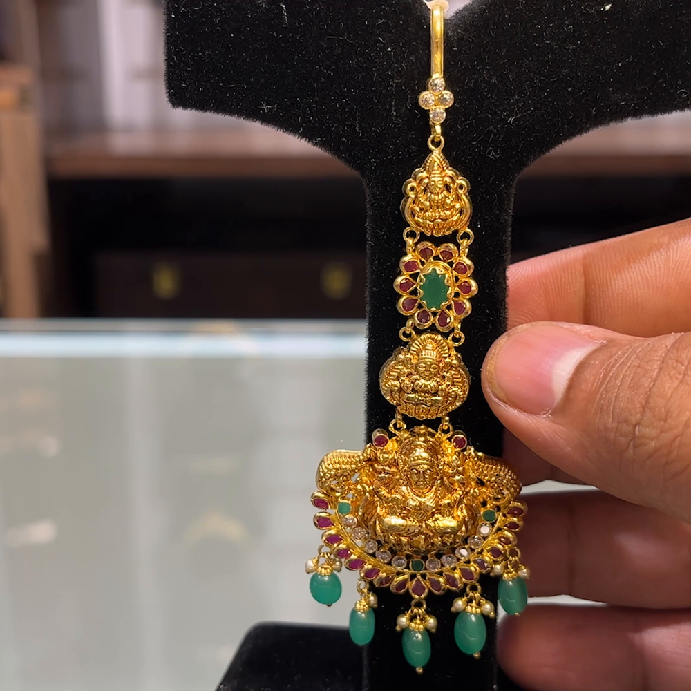 SOUTH INDIA 7.895gms Papitabilla 22K Yellow Gold