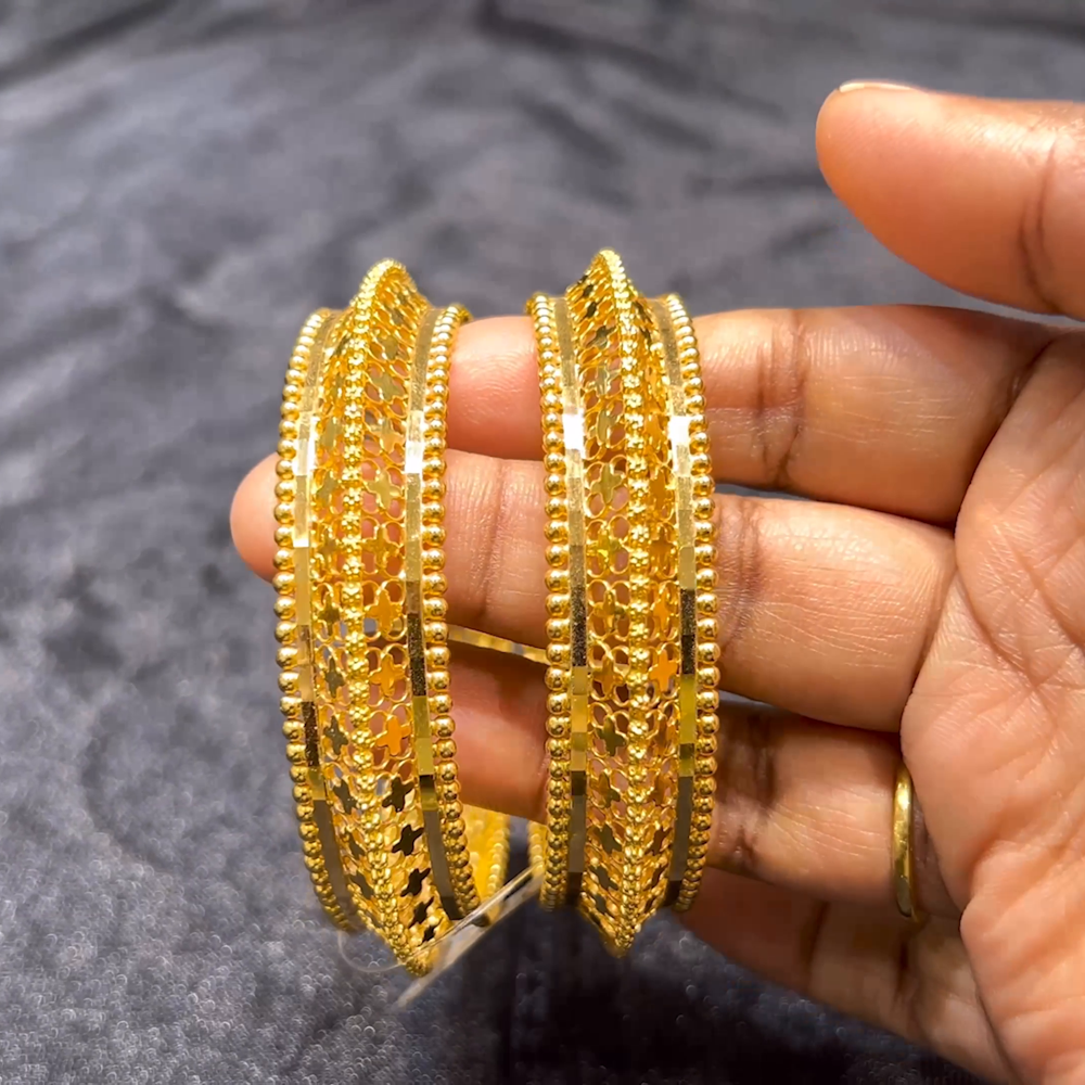 CMR 51.131gms BANGLES 22K Yellow Gold