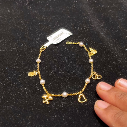 Anu Jewellers 4.764gms Bracelets 22K Yellow Gold