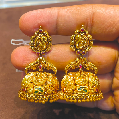 SRI RAM 18.061gms EARRINGS 22K Yellow Gold