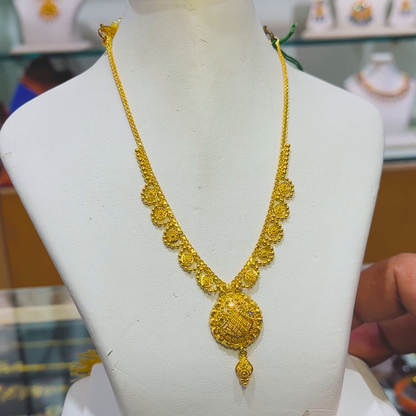 Anu Jewellers 9.161gms NECKLACE 22K Yellow Gold