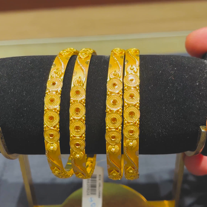 CMR 48.322gms BANGLES 22K Yellow Gold