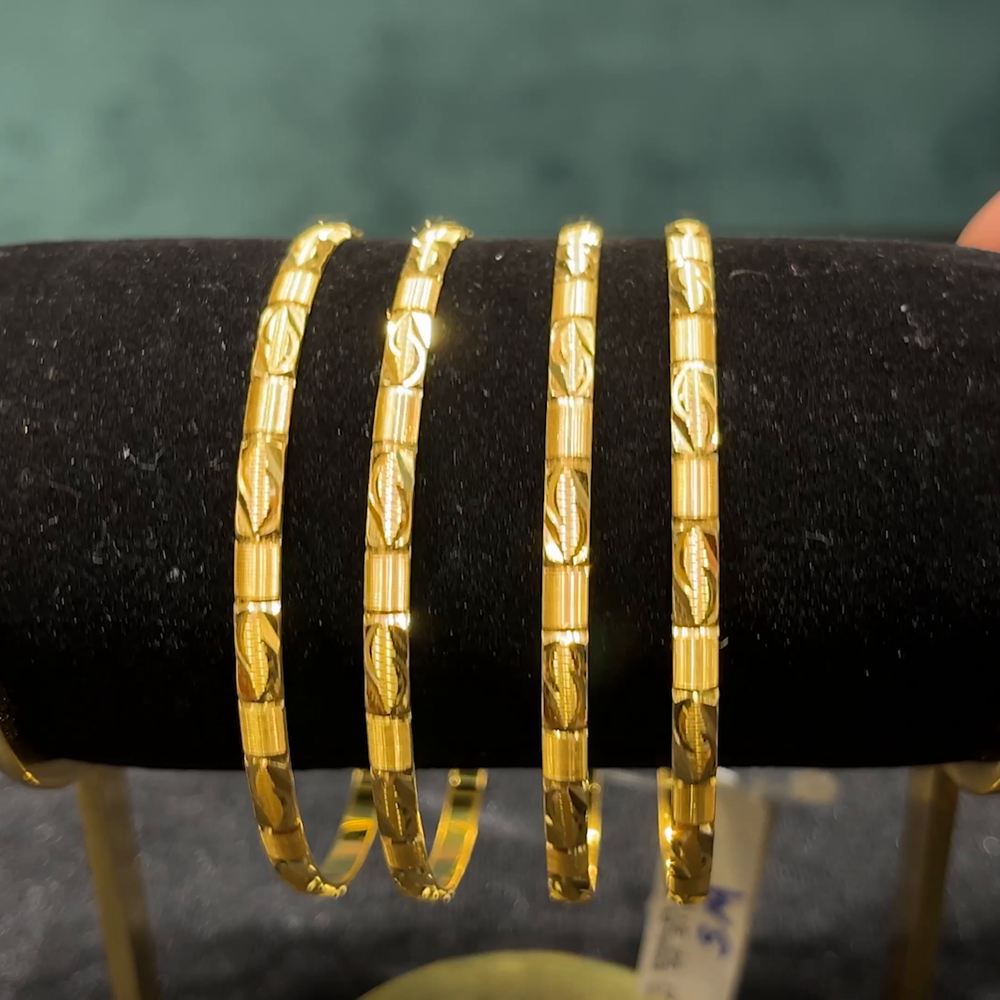 CMR 50.911gms BANGLES 22K Yellow Gold