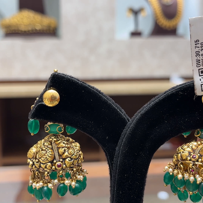 Chennai Shopping Mall 22.395gms EARRINGS 22K Yellow Gold