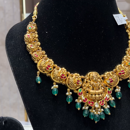 SOUTH INDIA 43.338gms NECKLACE 22K Yellow Gold