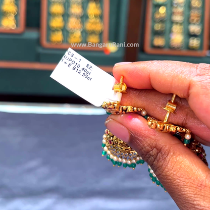 [make to order] 17.684gms EARRINGS 22K