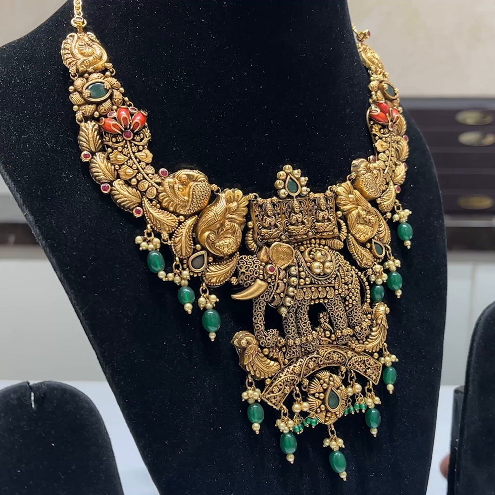 MUKUNDA JEWELLERS 69.455gms NECKLACE 22K Yellow Gold