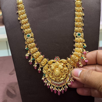 SwarnaKanchi 37.255gms HARAMS 22K Yellow Gold