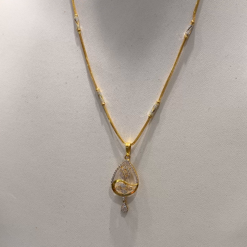 Anu Jewellers 8.57gms CHAINS 22K Yellow Gold