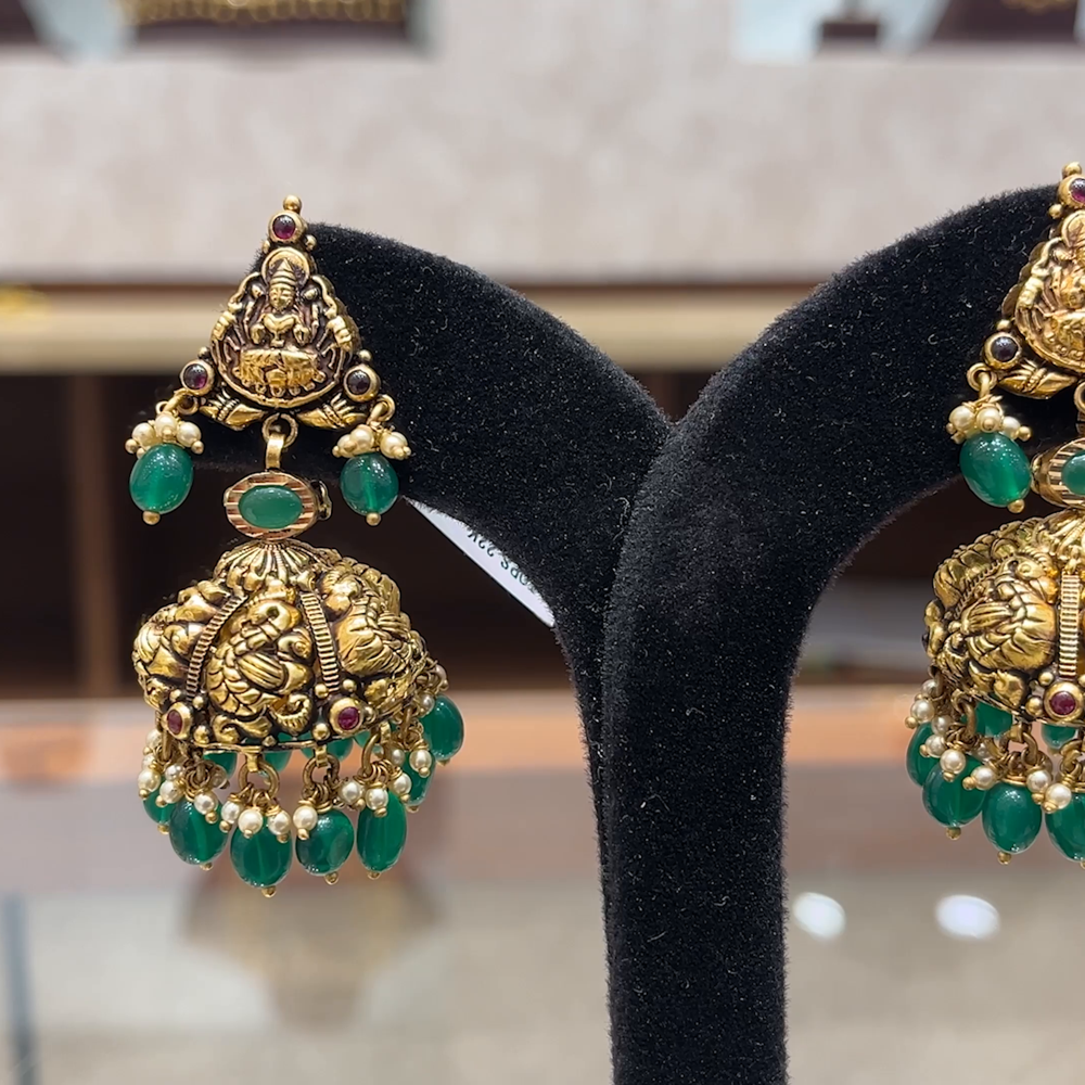 Chennai Shopping Mall 22.395gms EARRINGS 22K Yellow Gold