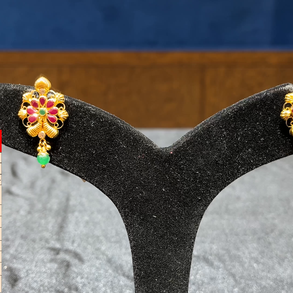 CMR 3.817gms EARRINGS 22K Yellow Gold