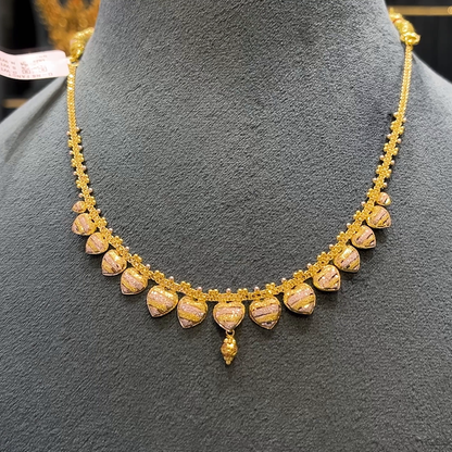 Kriya Jewellers 9.158gms NECKLACE 22K Yellow Gold