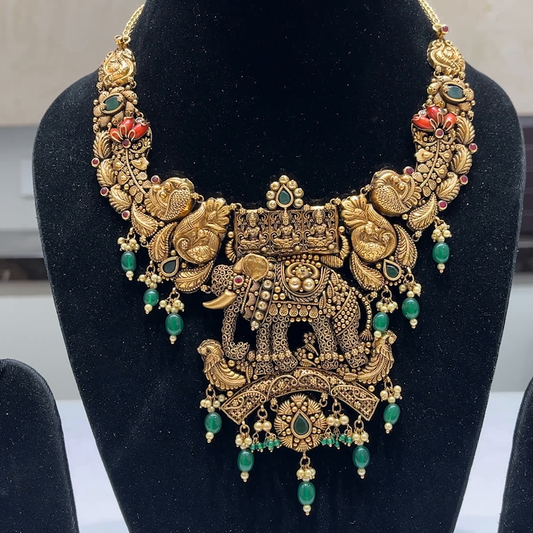 MUKUNDA JEWELLERS 69.455gms NECKLACE 22K Yellow Gold