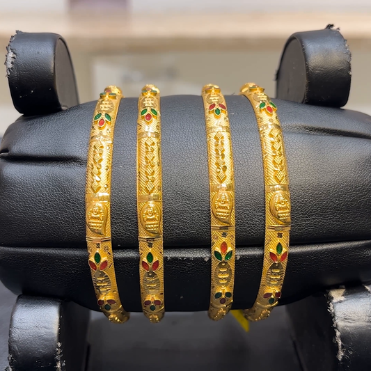 SwarnaKanchi 38.87gms BANGLES 22K Yellow Gold