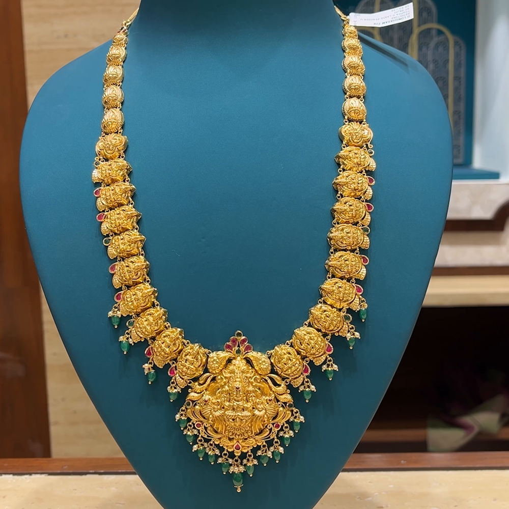 Chennai Shopping Mall 42.49gms HARAMS 22K Yellow Gold