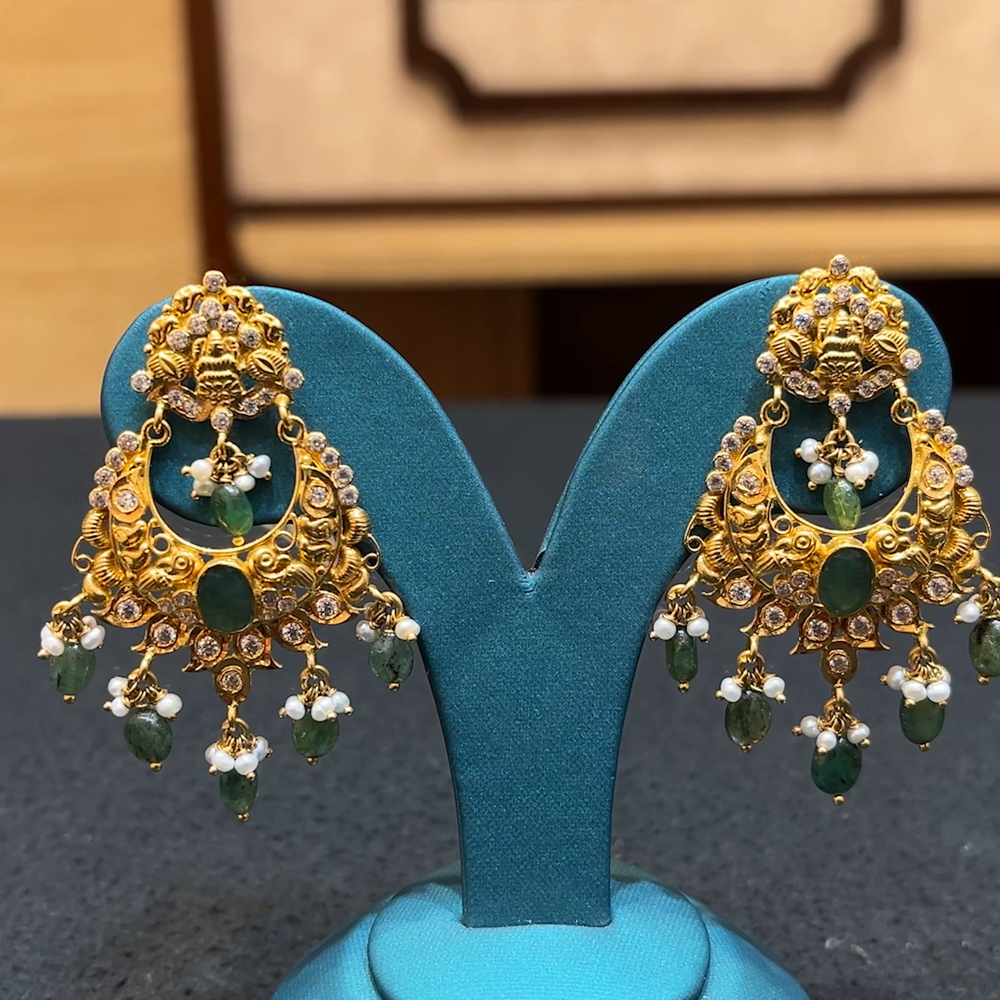 Chennai Shopping Mall 13.486gms EARRINGS 22K Yellow Gold