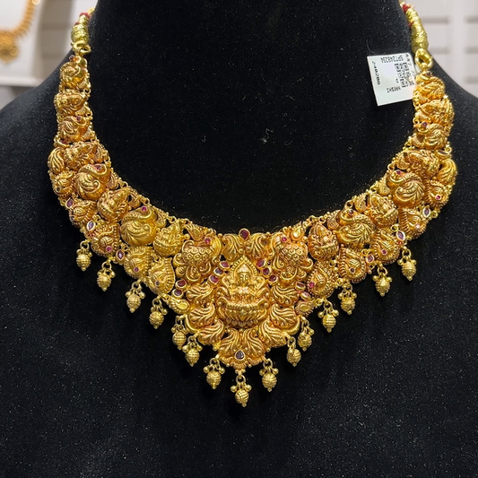 SOUTH INDIA 35.25gms NECKLACE 22K Yellow Gold