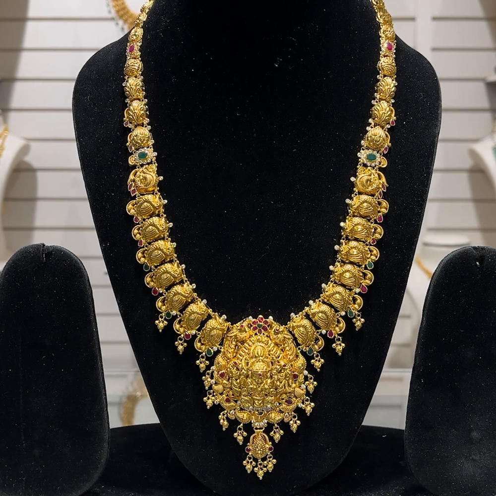 SOUTH INDIA 40.878gms HARAMS 22K Yellow Gold