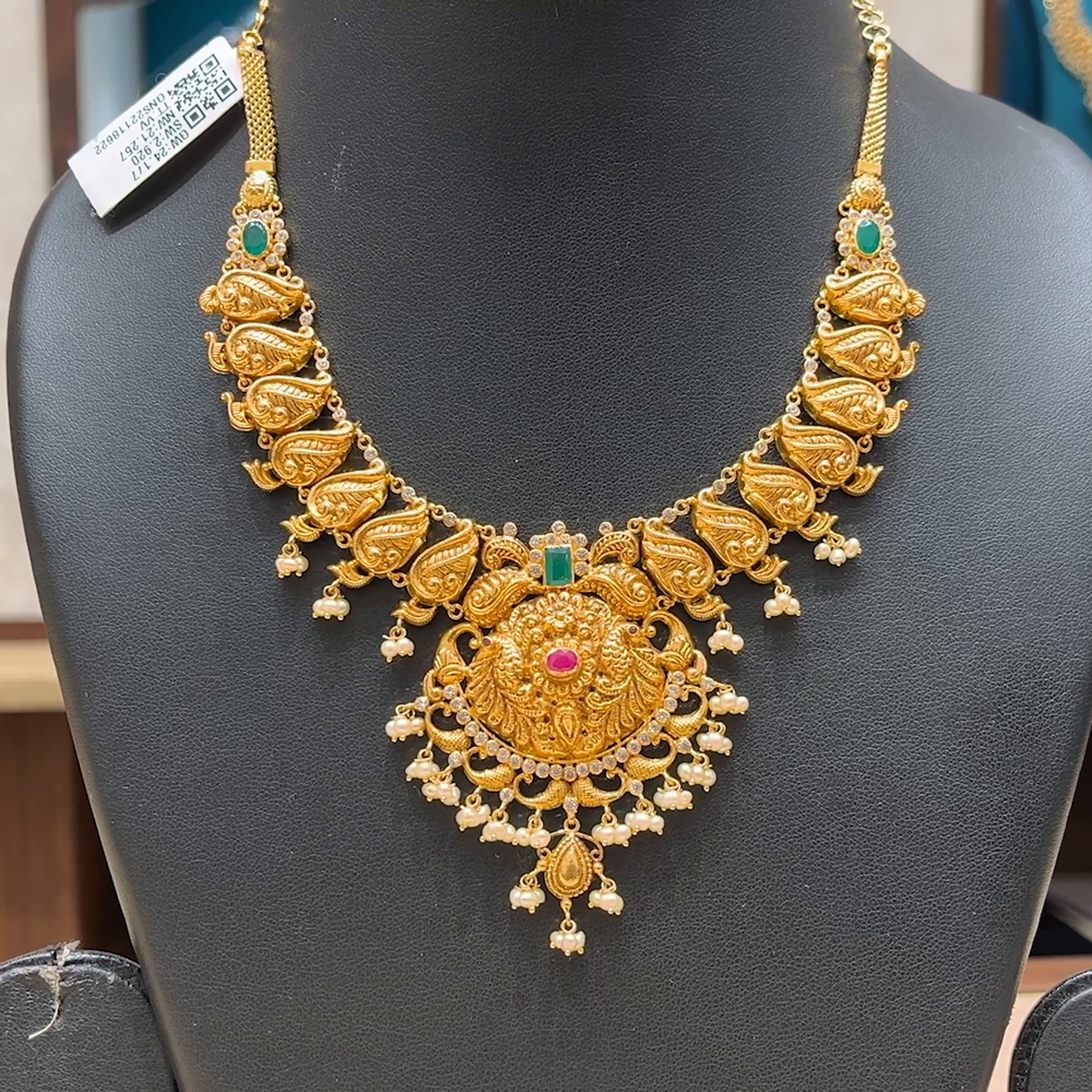 Chennai Shopping Mall 21.257gms NECKLACE 22K Yellow Gold