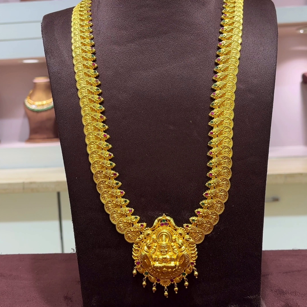 SwarnaKanchi 59.63gms HARAMS 22K Yellow Gold