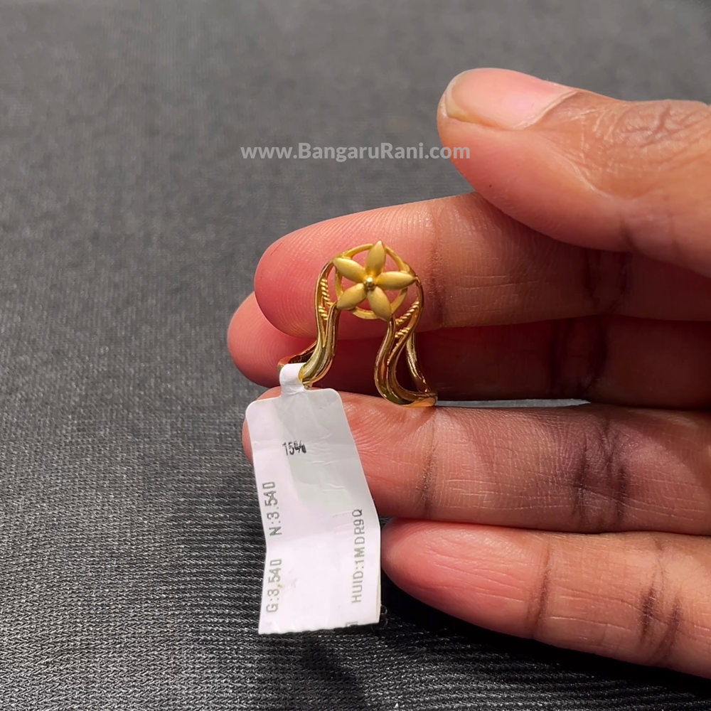 Anu Jewellers 3.54gms Ring 22K Yellow Gold