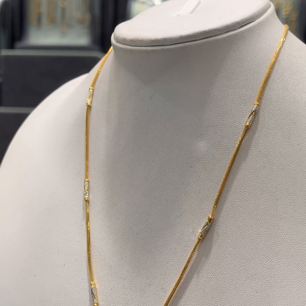 Anu Jewellers 8.57gms CHAINS 22K Yellow Gold
