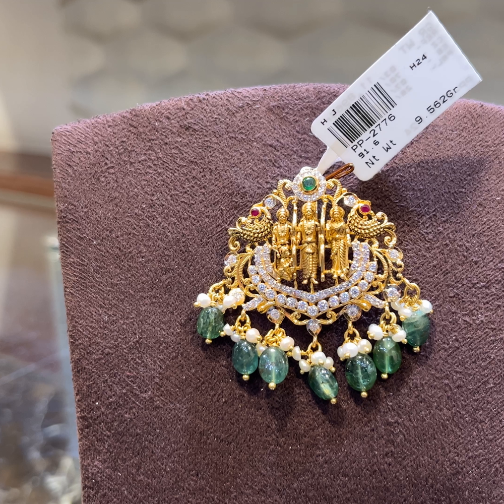 SRI RAM 9.562gms Pendent 22K Nakshi