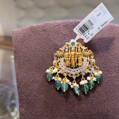 SRI RAM 9.562gms Pendent 22K Nakshi