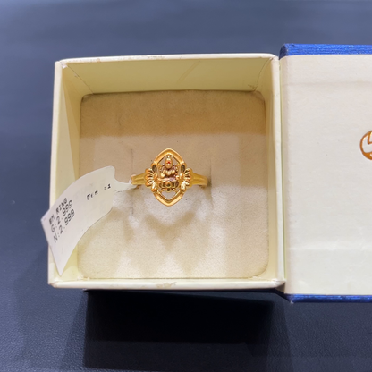 SOUTH INDIA 2.999gms Ring 22K Yellow Gold