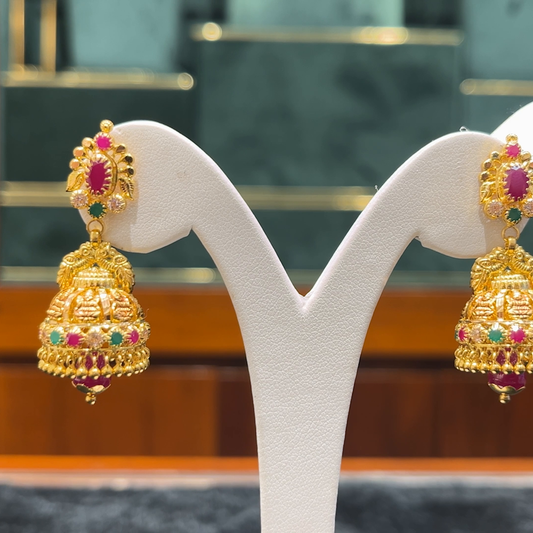 Chennai Shopping Mall 10.279gms EARRINGS 22K Yellow Gold