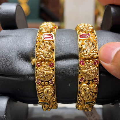 CMR 43.046gms BANGLES 22K Yellow Gold