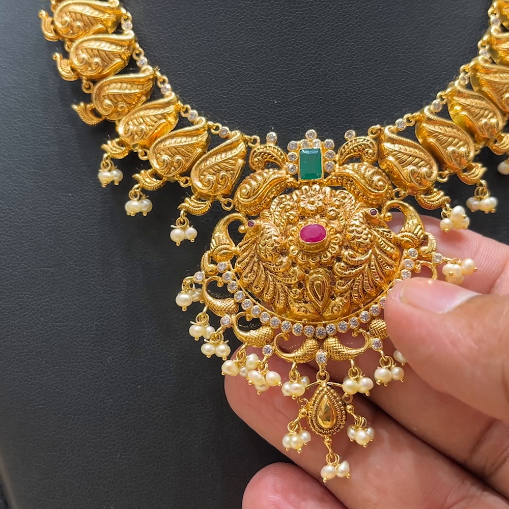 Chennai Shopping Mall 21.257gms NECKLACE 22K Yellow Gold