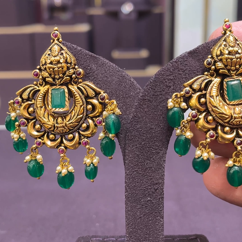 CMR 15.149gms EARRINGS 22K Yellow Gold