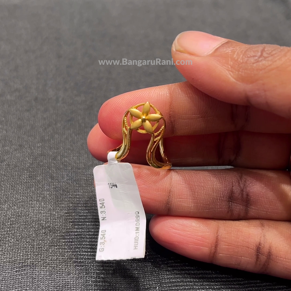 Anu Jewellers 3.54gms Ring 22K Yellow Gold