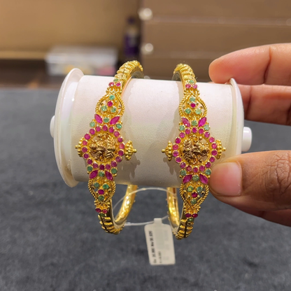 CHANDANA Brothers 38.92gms BANGLES 22K Yellow Gold