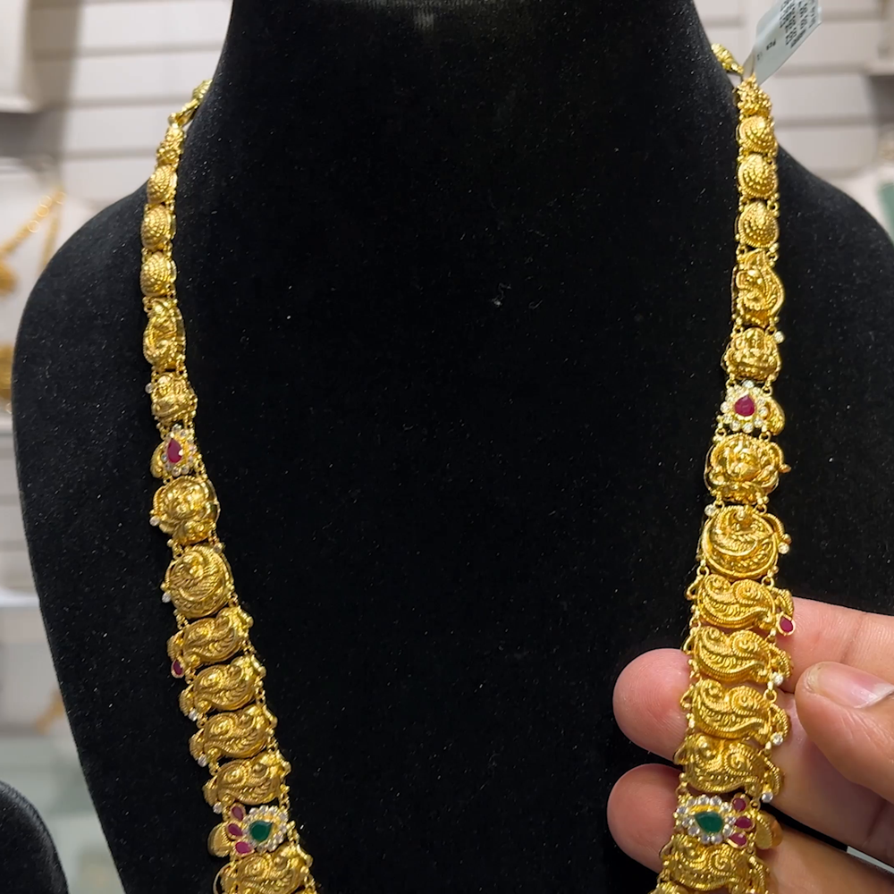 SOUTH INDIA 36.394gms HARAMS 22K Yellow Gold