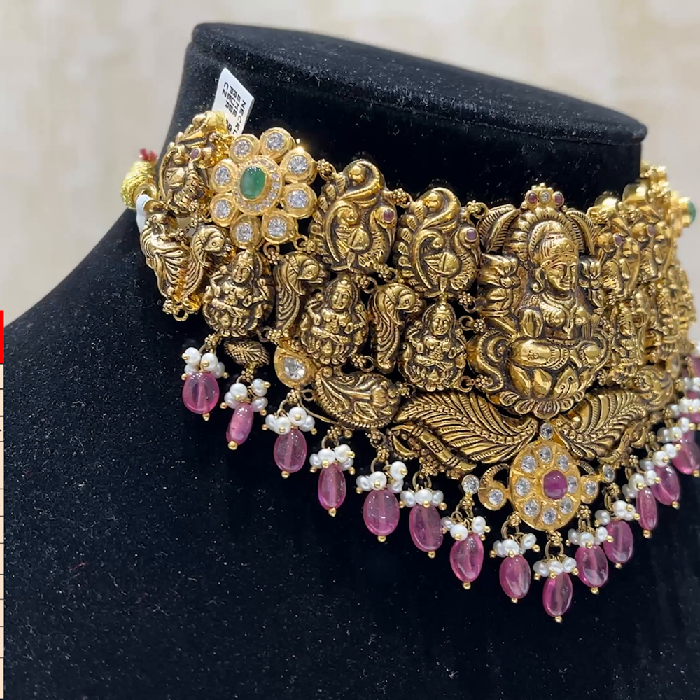 MUKUNDA JEWELLERS 42.99gms CHOKER 22K Yellow Gold